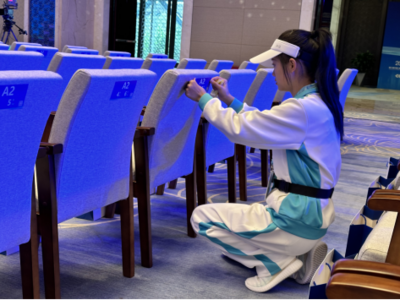 活躍在第六屆中國-阿拉伯國家博覽會上的“北方民大身影” 會展會務(wù)服務(wù)的青春力量